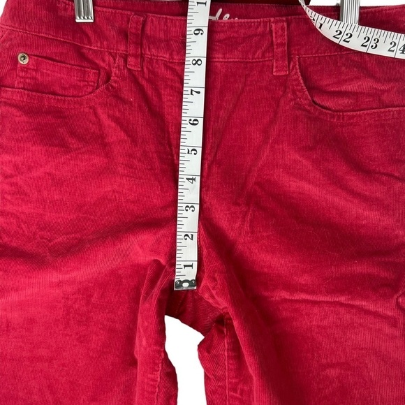 BODEN Red Corduroy Pants Women’s Size 6 Regular 5 Pocket Trouser - Picture 6 of 9